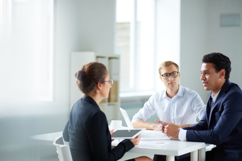 A job interview attended by an HR manager